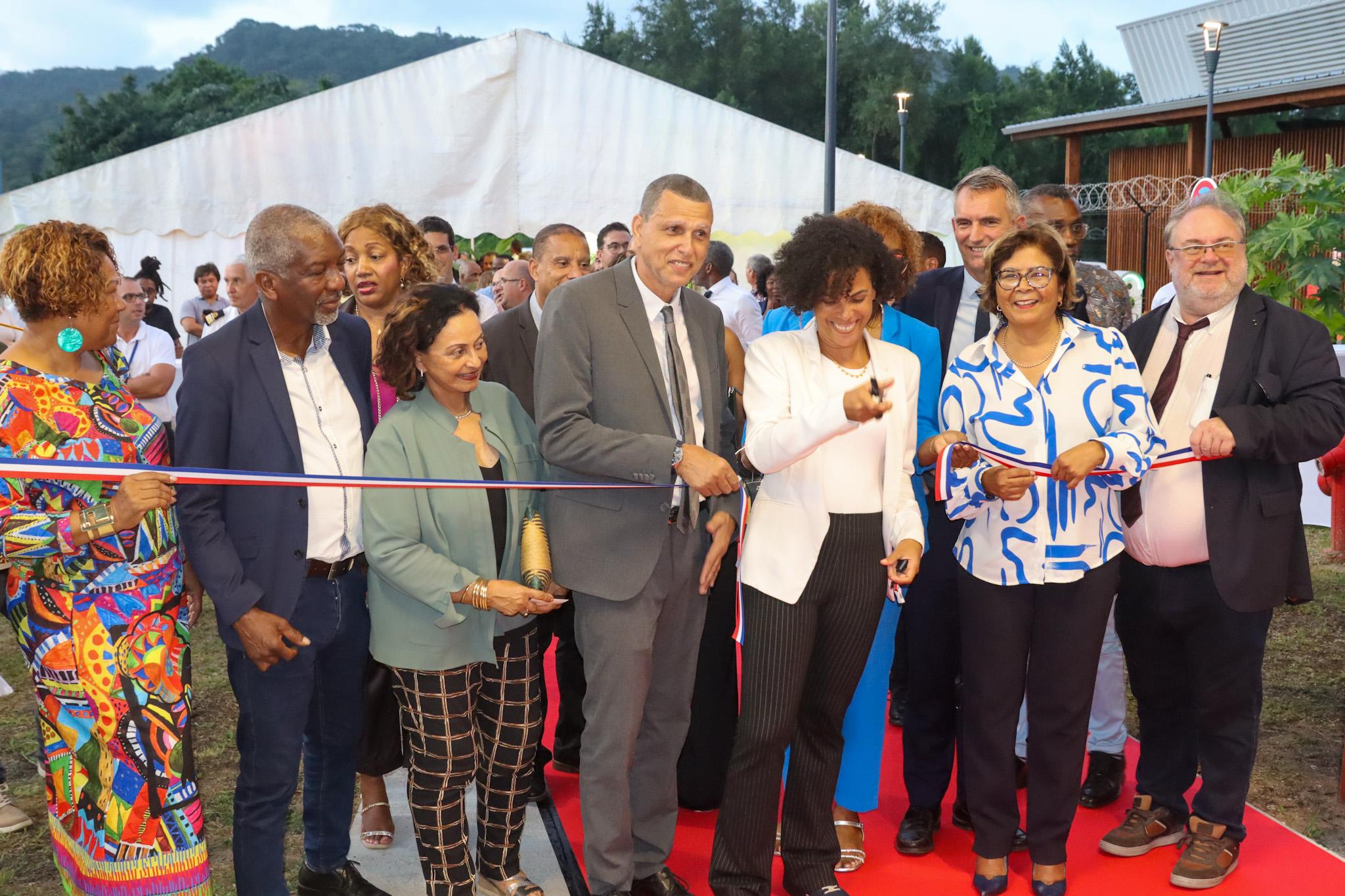 Inauguration des locaux du Poste de contrôle frontalier (PCF) du Port de Dégrad des Cannes