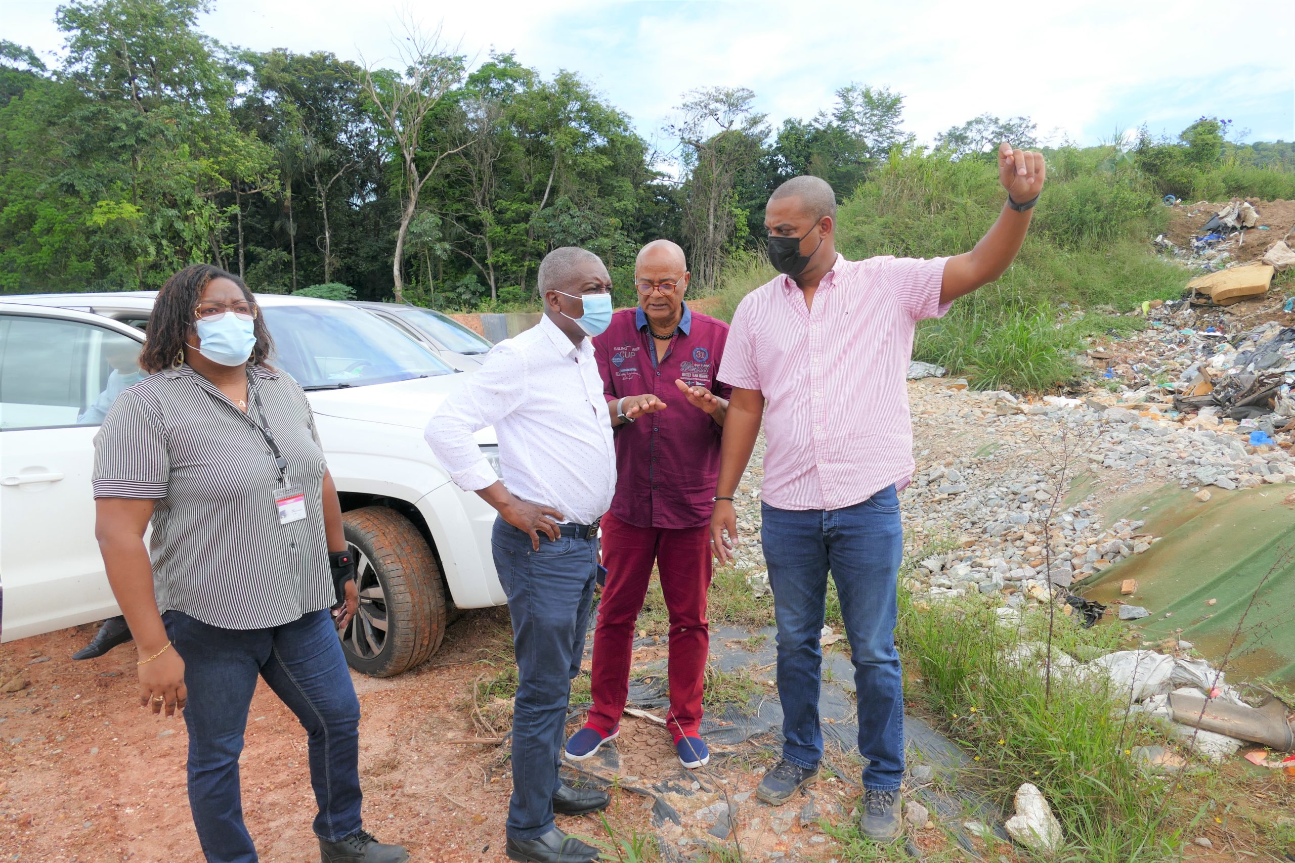 Visite du Président de l’agglo de l’installation de Stockage de Déchets Non Dangereux (ISDND)