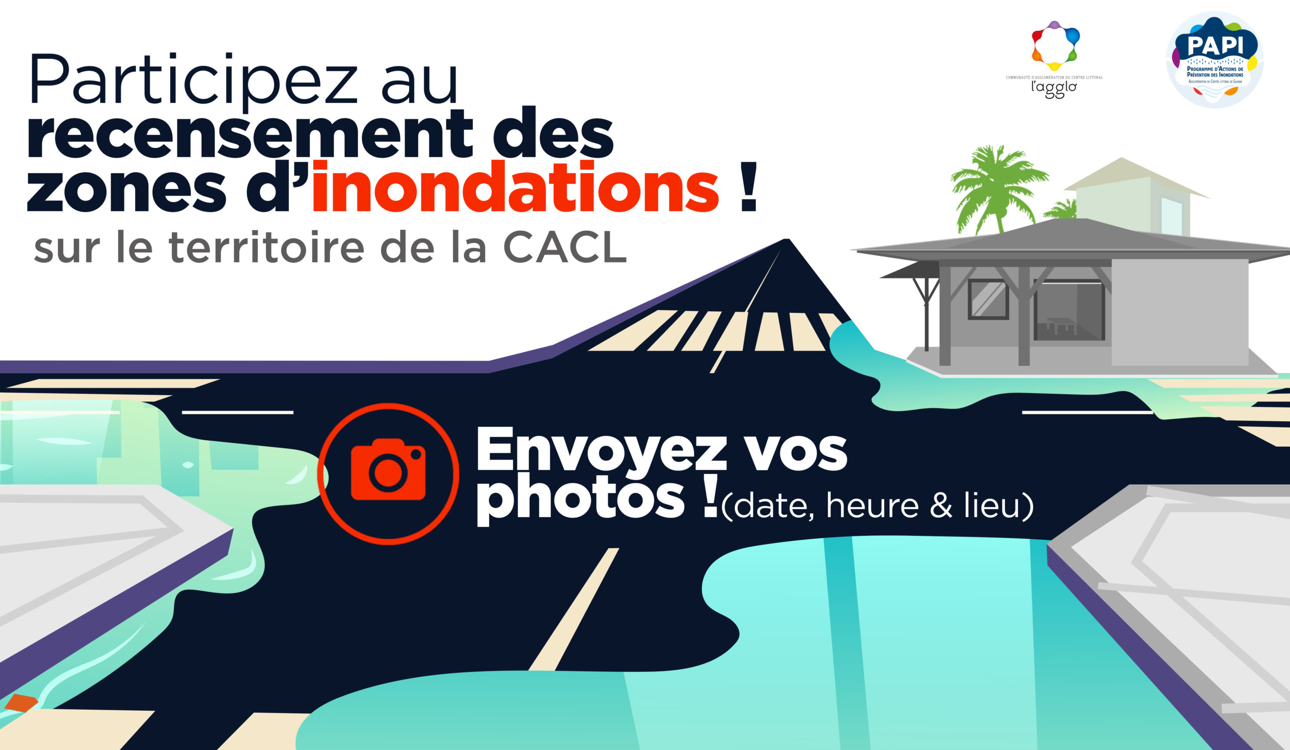 Recensement des points d’inondations sur les communes de la CACL