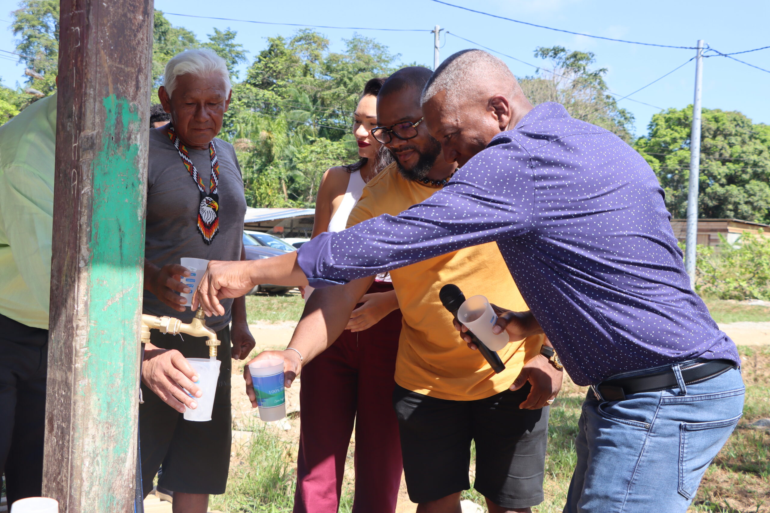 Mise en service du réseau d’eau potable au village Palikur
