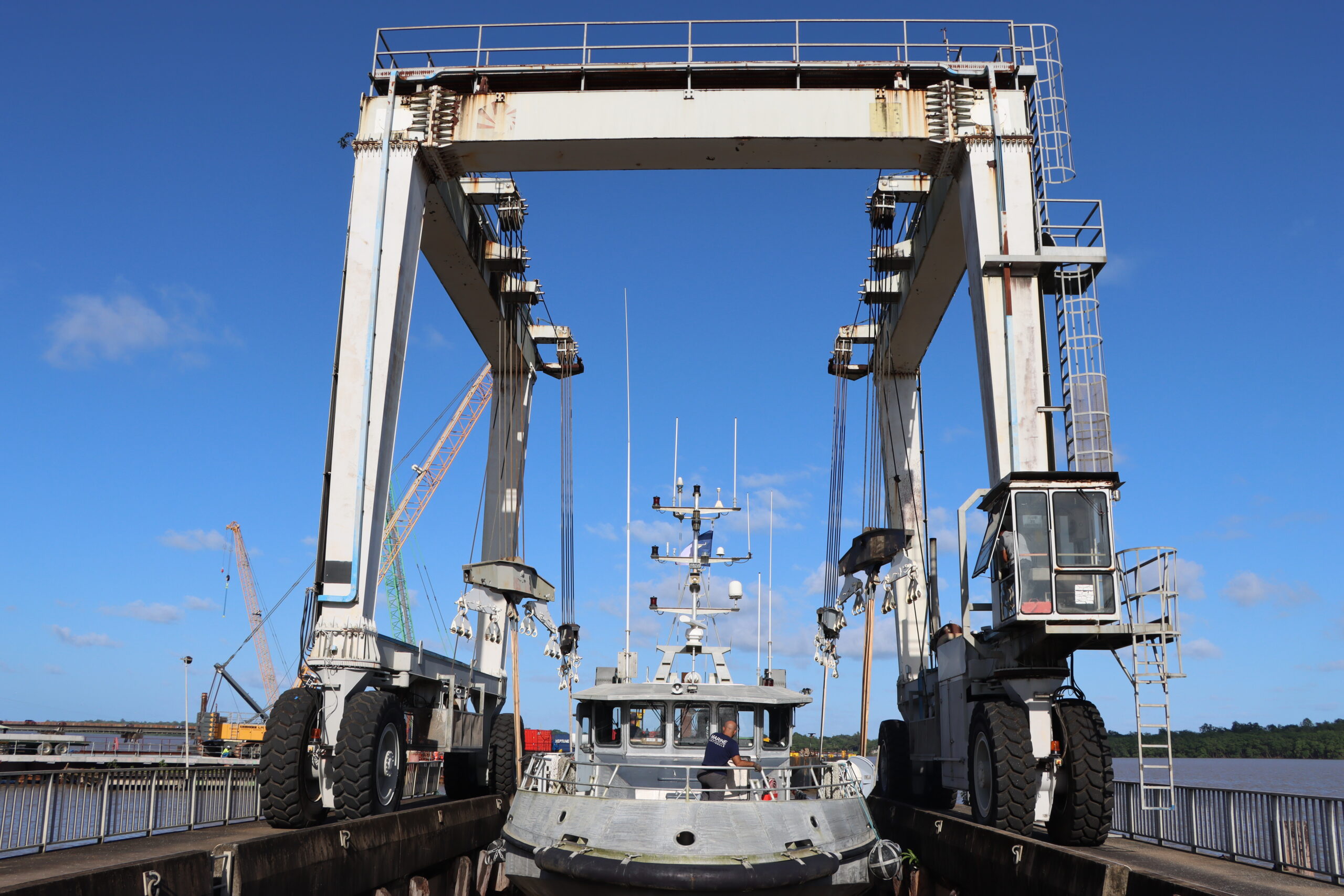 La Caouanne au Port du Larivot