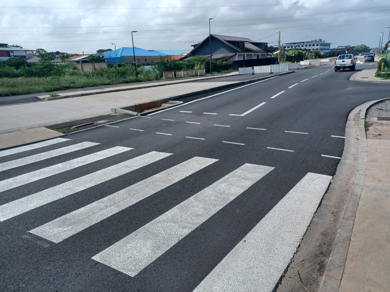 Travaux TCSP : mise en place de la signalisation des futurs feux tricolores