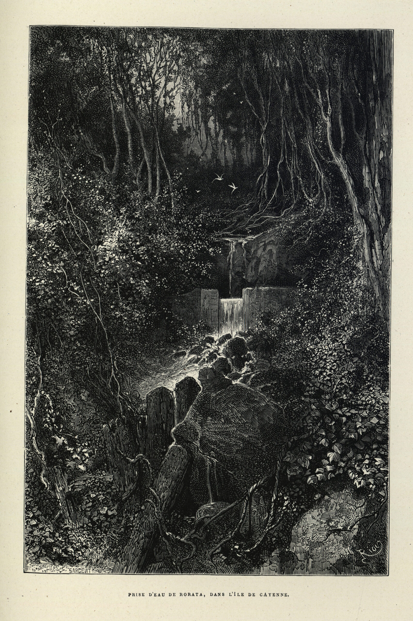 Prise d'eau Rorota, Riou 1863 ©manioc.org