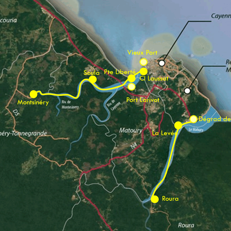 Navettes fluviales mars 2021
